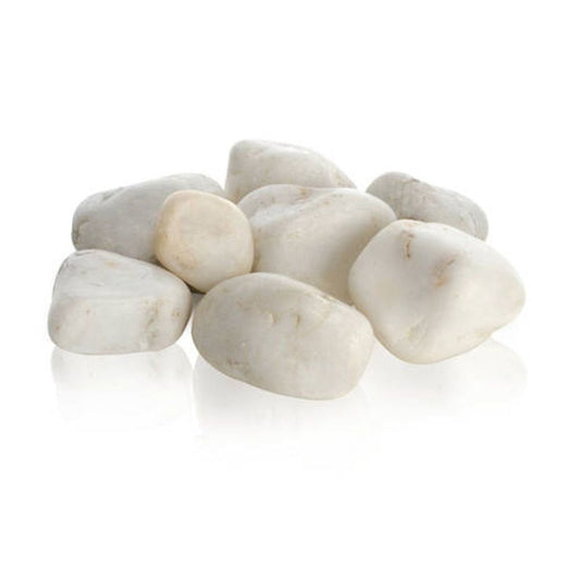 Dekoratív márvány kavics, fehér, akváriumba, biOrb Marble pebble set white