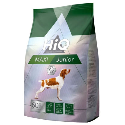 Baromfi alapú szárazeledel nagytestű fiatal kutyák számára. HiQ Maxi Junior, 11 kg