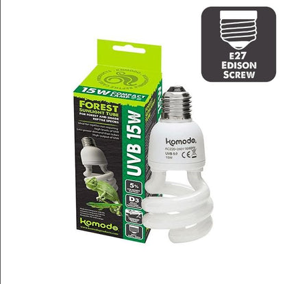 Bec UVB 5% 26W pentru terarii, Komodo Compact Lamp
