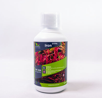 Fertilizant pe baza de fier chelat DTPA, pentru plantele de acvariu, Iron DTPA, Plant Serum 200 ml