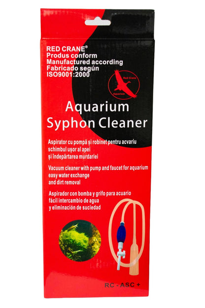 Aspirator de substrat cu pompa si robinet, Red Crane Syphon Cleaner