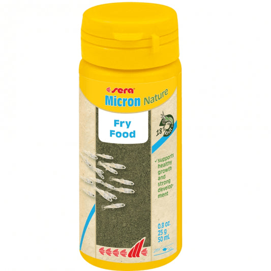 Élelmiszer por formájában sültekhez és nyúlhoz, Sera Micron Nature 25g/50ml