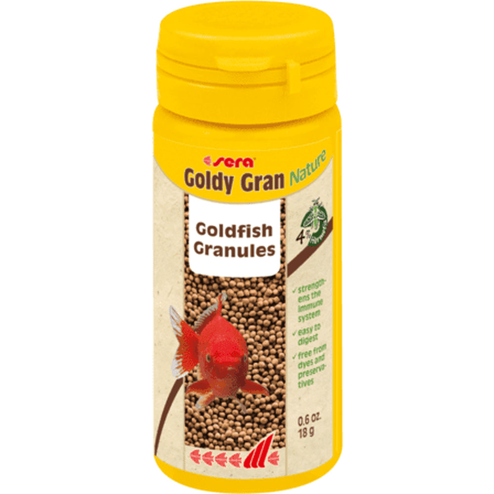 Hrana minigranulata pentru carasii ornamentali, Sera Goldy Gran Nature, 18 g/50 ml