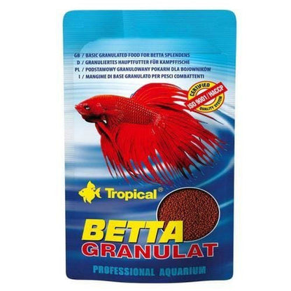 Granulált táp Betta halaknak, Tropical Betta Granulated, 10g