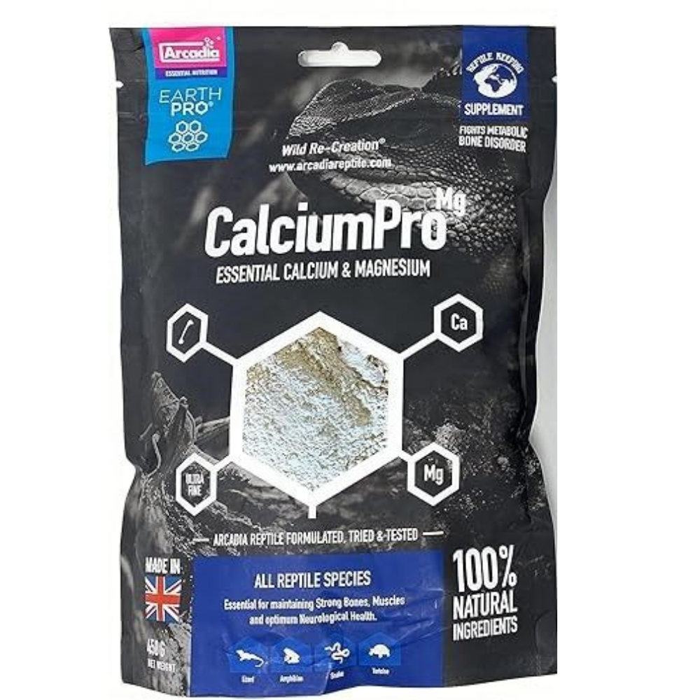 Supliment Alimentar pentru Reptile Arcadia Pro Calcium Pro-Mg, punga resigilabila , 450 g