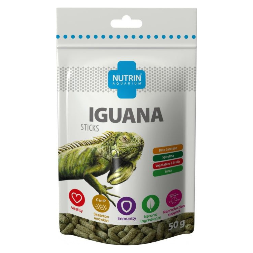 Hrana sub forma de betisoare pentru iguane, Nutrin Aquarium, Iguana Sticks, 50 g /250 ml